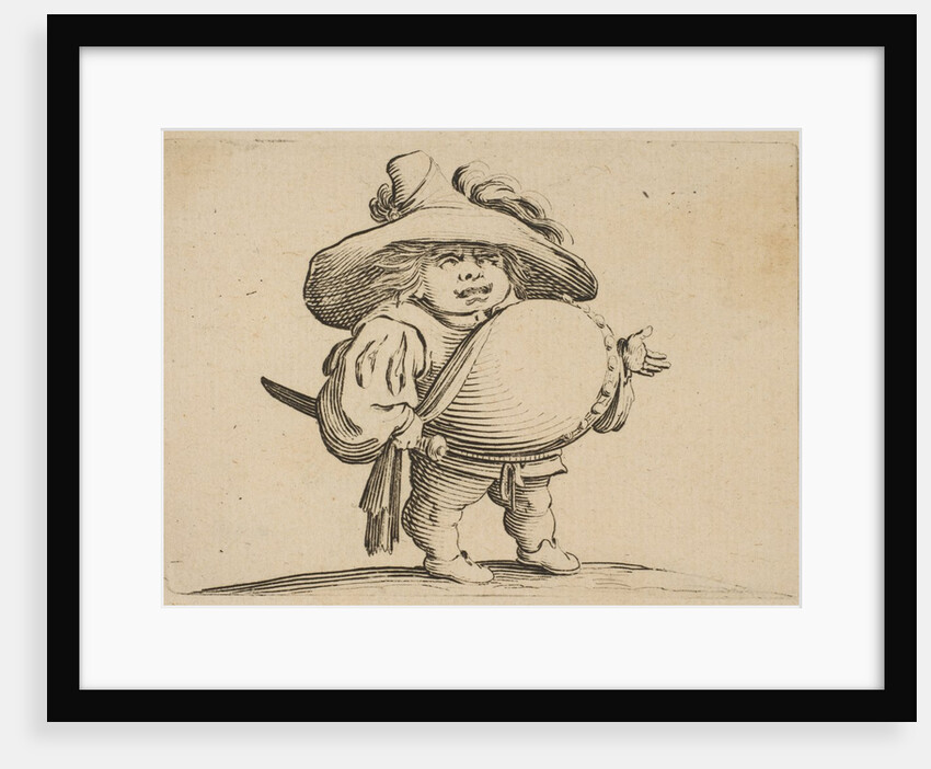 L'Homme au Gros Ventre Orné d'une Rangée de Bouton by Jacques Callot