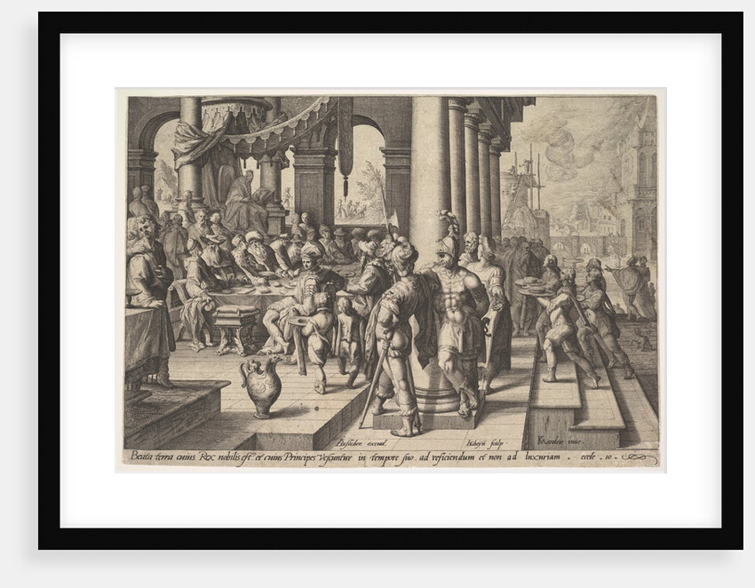 Allegory of the Government of a Wise King, 1588 by Jacques de Gheyn II