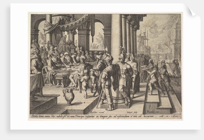 Allegory of the Government of a Wise King, 1588 by Jacques de Gheyn II