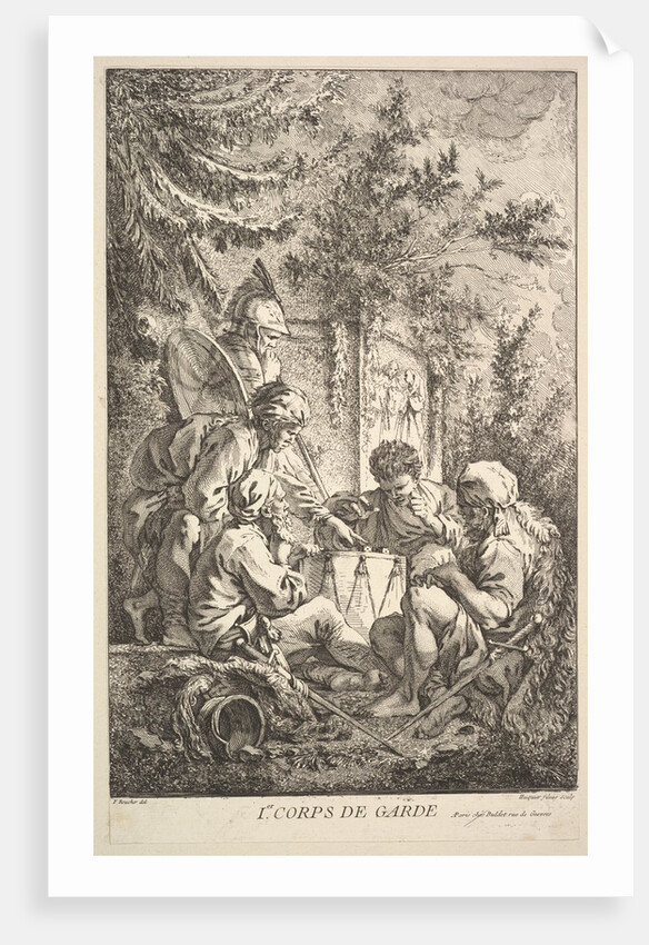 First Guard-Room, ca. 1754 by Jacques Gabriel Huquier