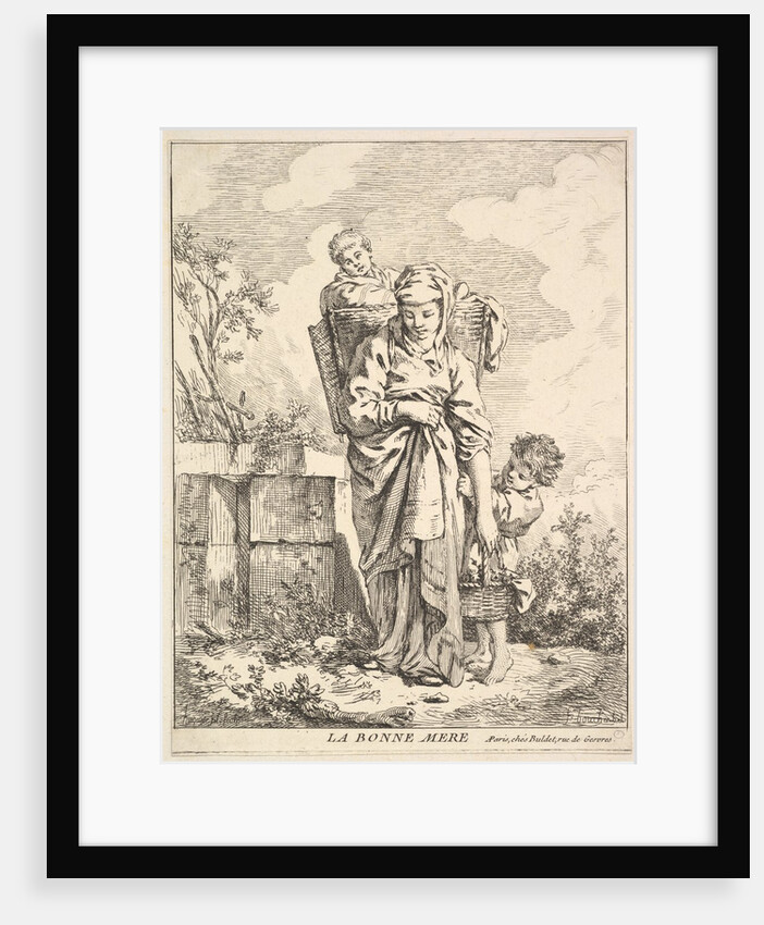 The Good Mother, 18th century by Jacques Gabriel Huquier