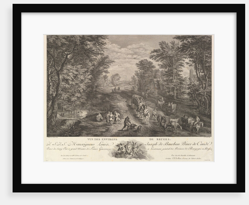 View of the Surroundings of Bruges by Jacques Philippe Le Bas