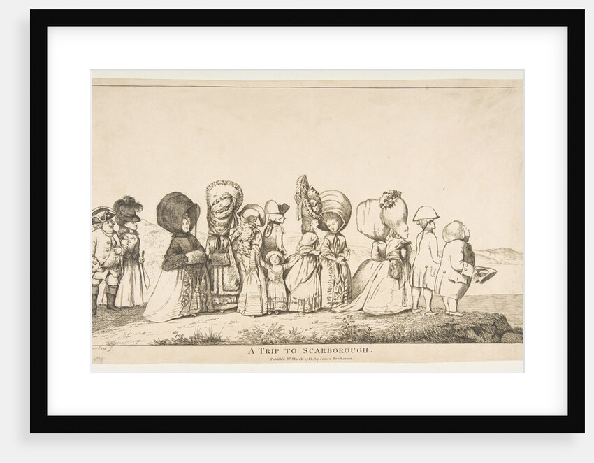 A Trip to Scarborough, March 3, 1783 by James Bretherton