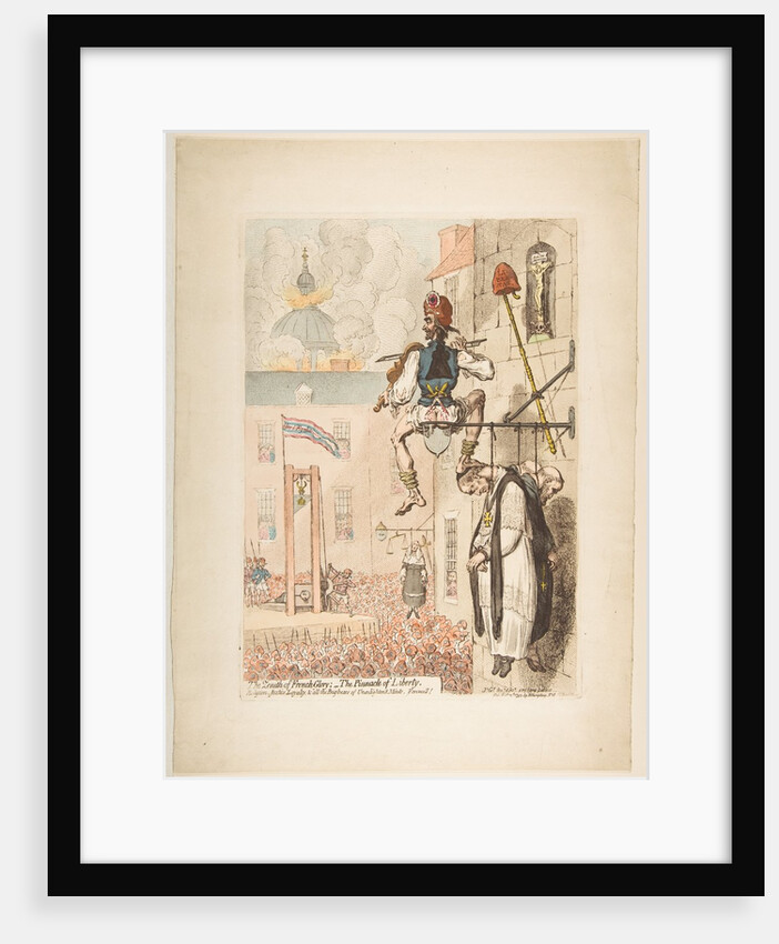 The Zenith of French Glory; - the Pinnacle of Liberty, February 12, 1793 by James Gillray