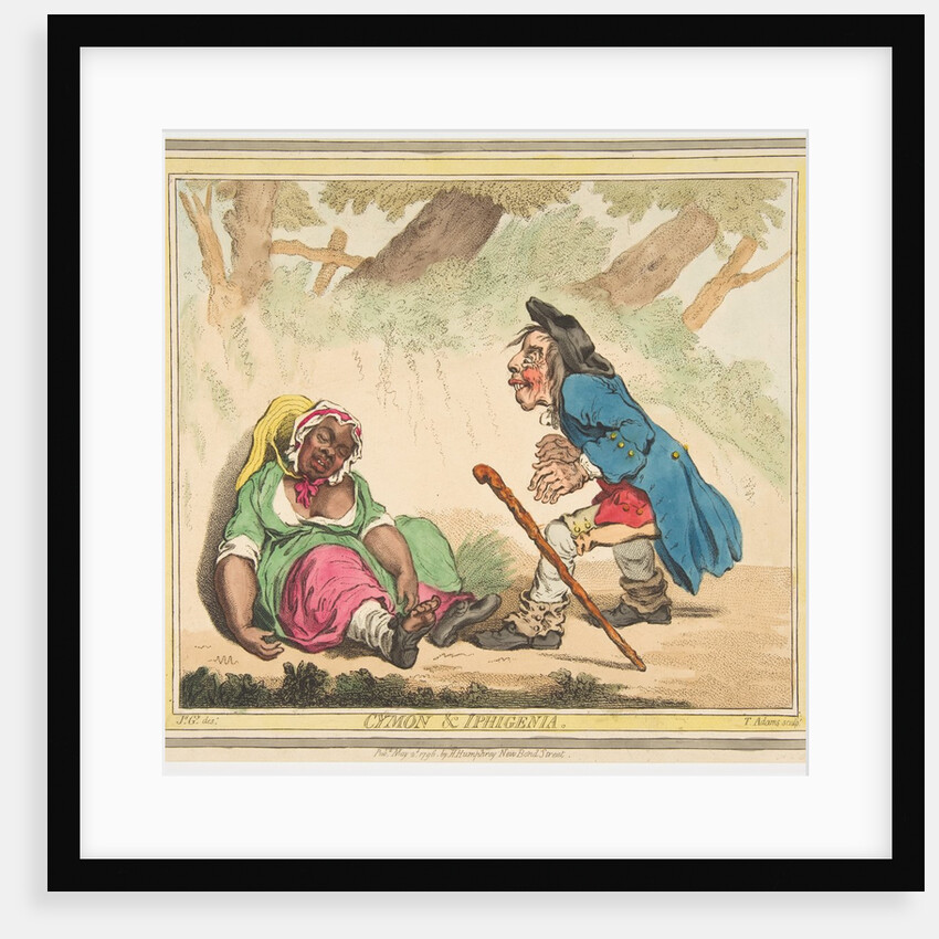 Cymon and Iphigenia, May 2, 1796 by James Gillray