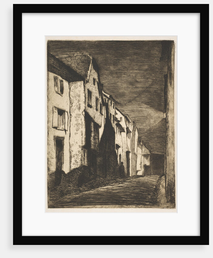 Street at Saverne, 1858 by James Abbott McNeill Whistler