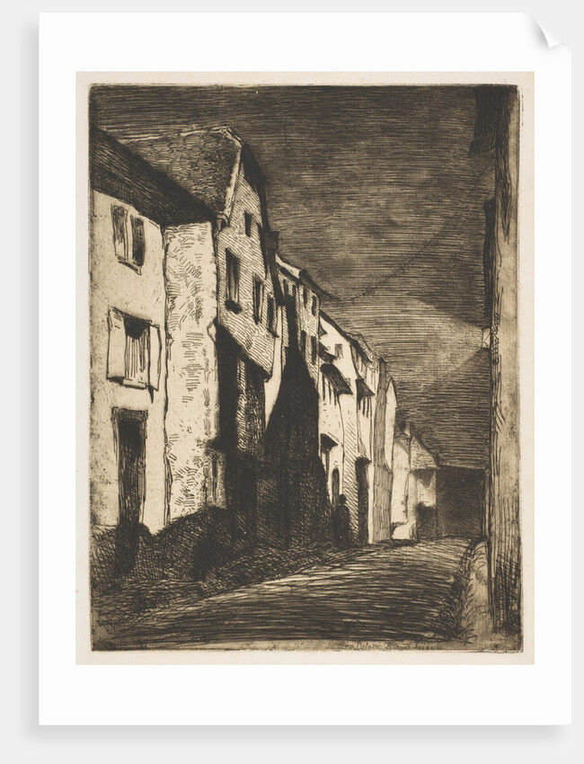Street at Saverne, 1858 by James Abbott McNeill Whistler