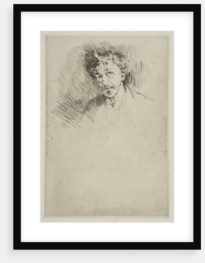 Whistler with the White Lock, 1879 by James Abbott McNeill Whistler