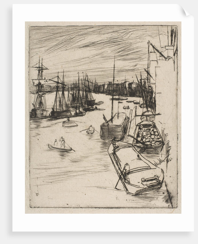 Little Wapping, 1861 by James Abbott McNeill Whistler