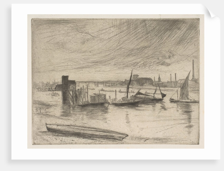 Early Morning, Battersea, 1861 by James Abbott McNeill Whistler