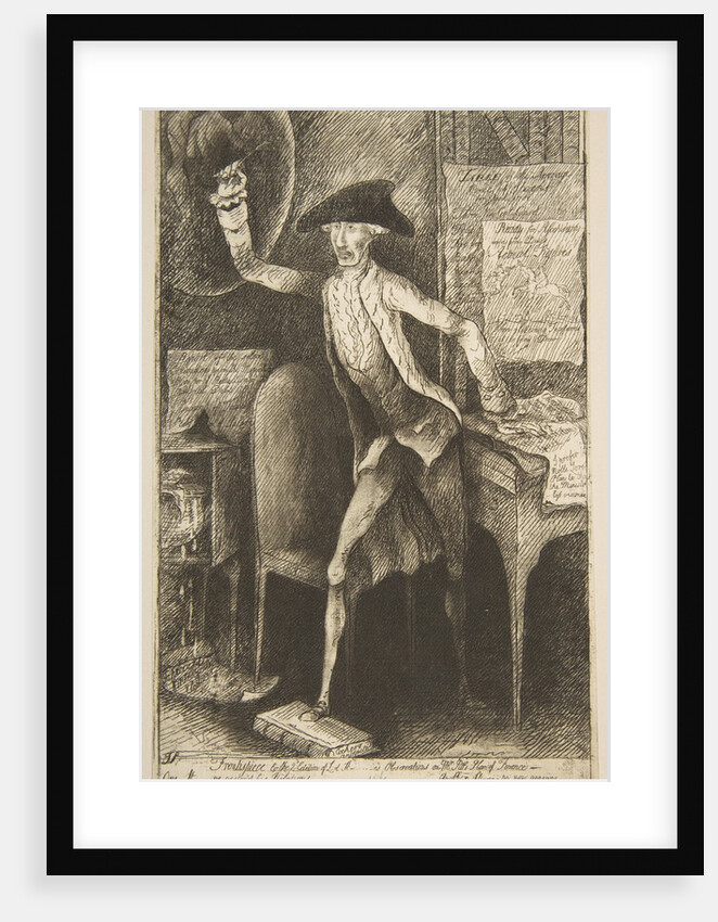 Frontispiece to the 2nd Edition of Lord St[anhop]e's Observations on Mr. Pitt's Pl…, May 29, 1786 by James Sayers