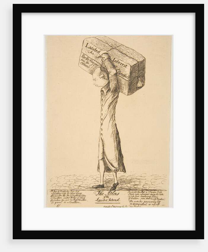 The Atlas of the Landed Interest, February 18, 1784 by James Sayers
