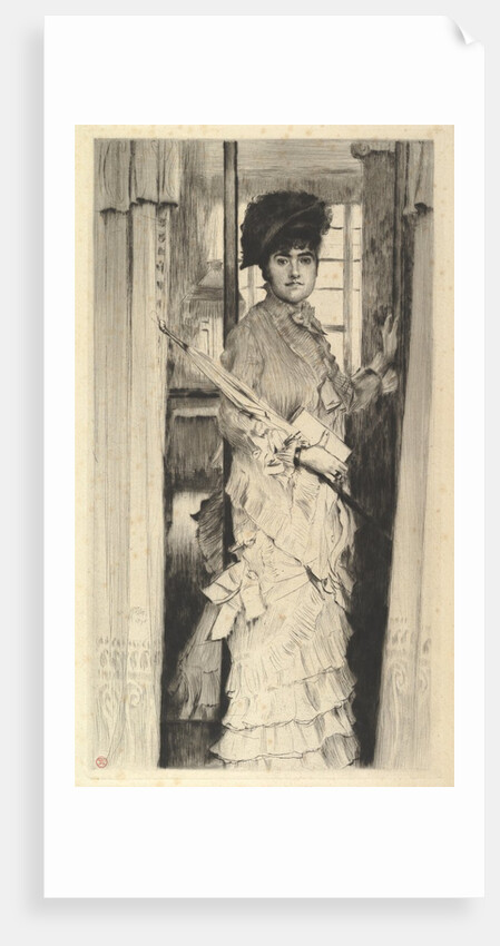 Portrait of Miss L…,or A Door Must Be Either Open or Closed, 1876 by James Tissot