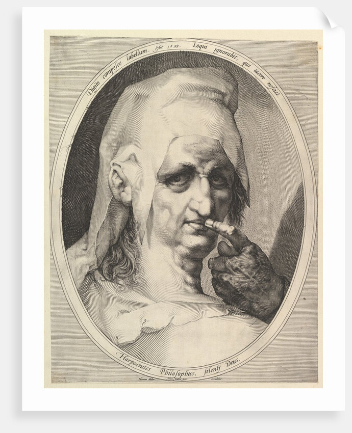 Harpocrates, Philosopher, ca. 1611 by Jan Muller