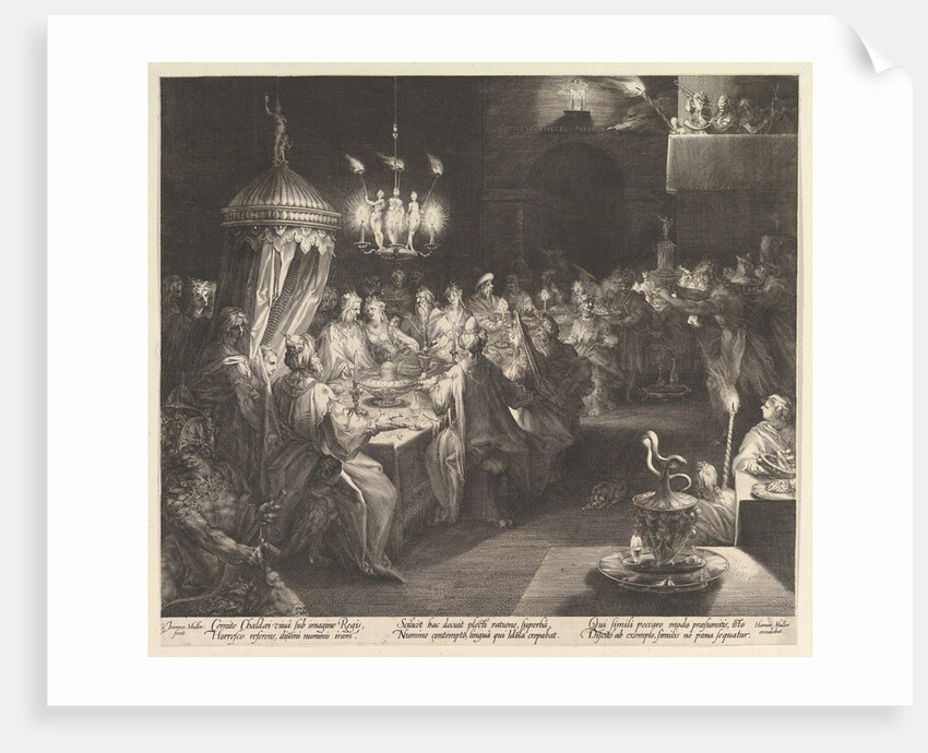 Balthazar's Feast, ca. 1624 by Jan Muller