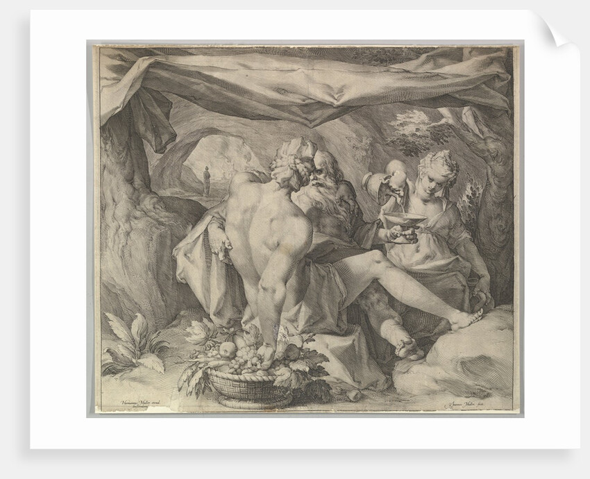 Lot and His Daughters, ca. 1630 by Jan Muller