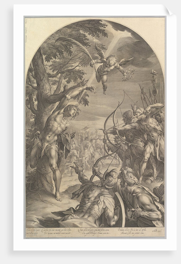 Martyrdom of St. Sebastian, ca. 1600 by Jan Muller