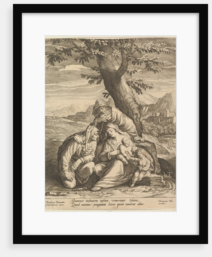 Holy Family with St. Elizabeth & St. John the Baptist, 1588 by Jan Muller