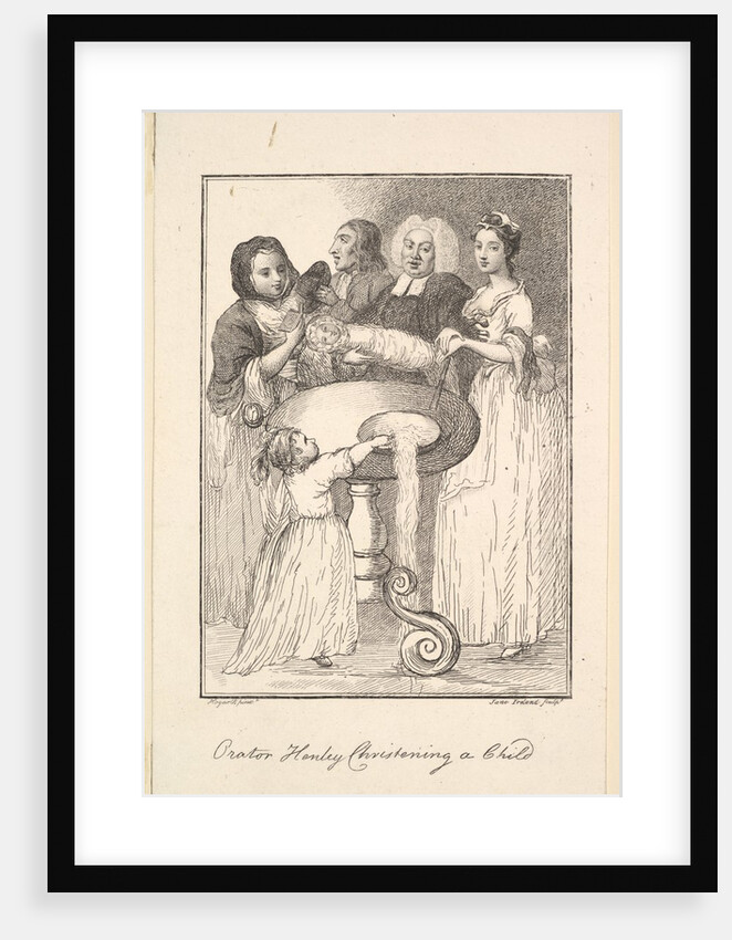 Orator Henley Christening a Child, 1794 by Jane Ireland