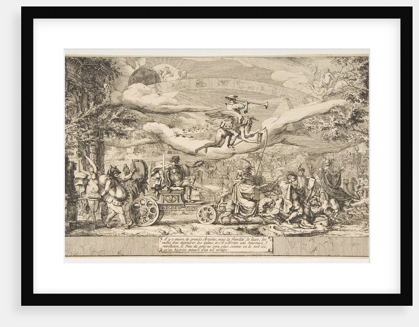 The Triumph of Modern Art, 18th century by Jean Barbault (attributed to)