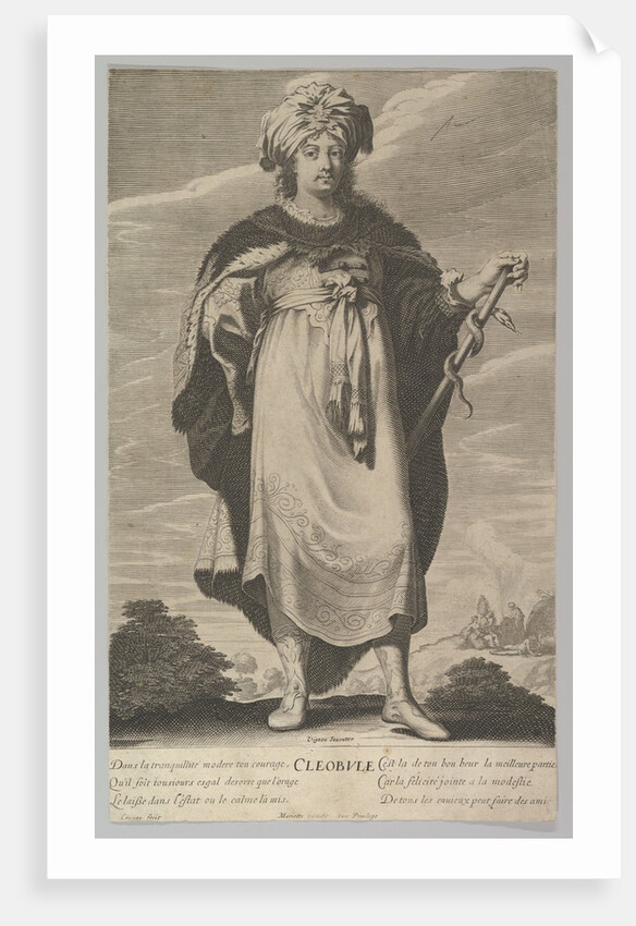 Cléobule, ca. 1639-40 by Jean Couvay/Abraham Bosse