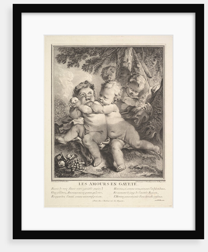 The Cheerful Cupids, 1750 by Jean Daullé