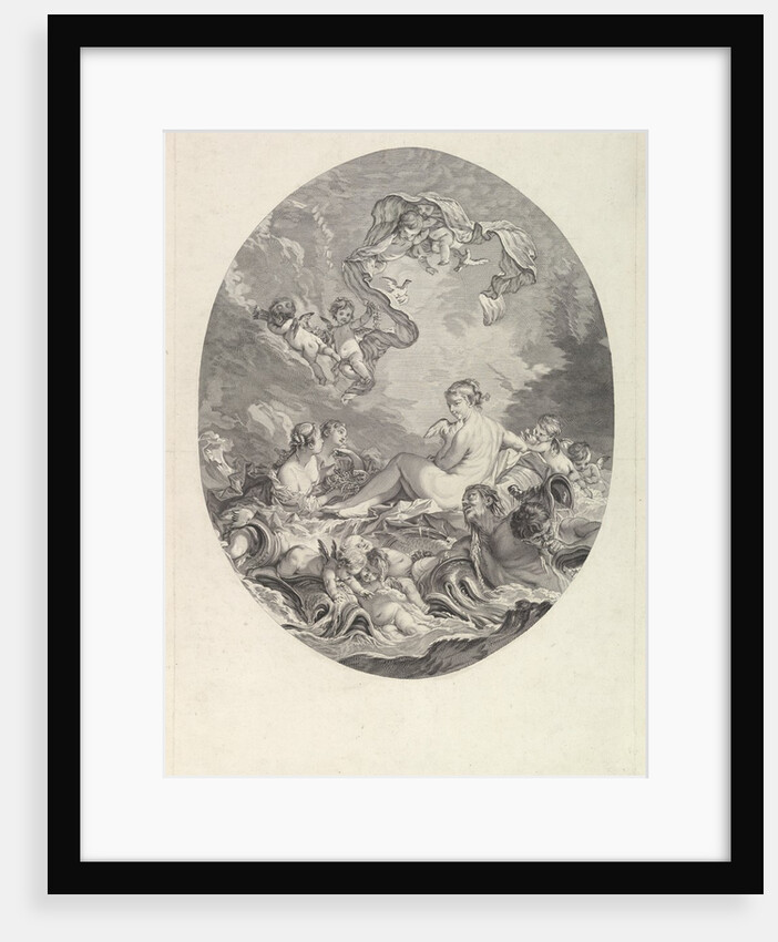 Naissance et Triomphe de Venus, 18th century by Jean Daullé