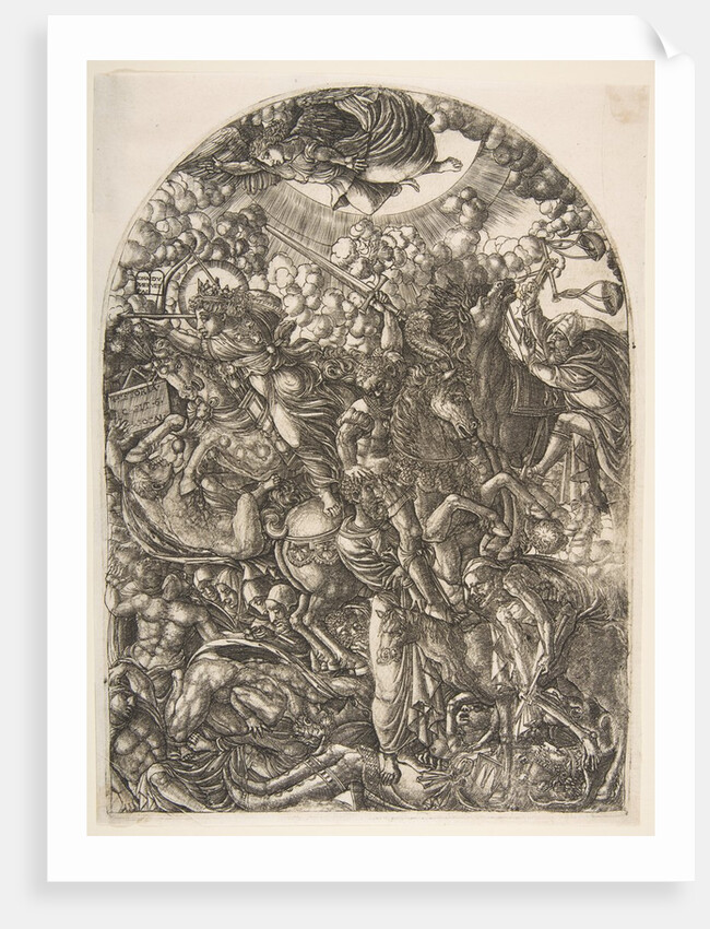 Saint John sees the Four Horsemen, from the Apocalyspe by Jean Duvet