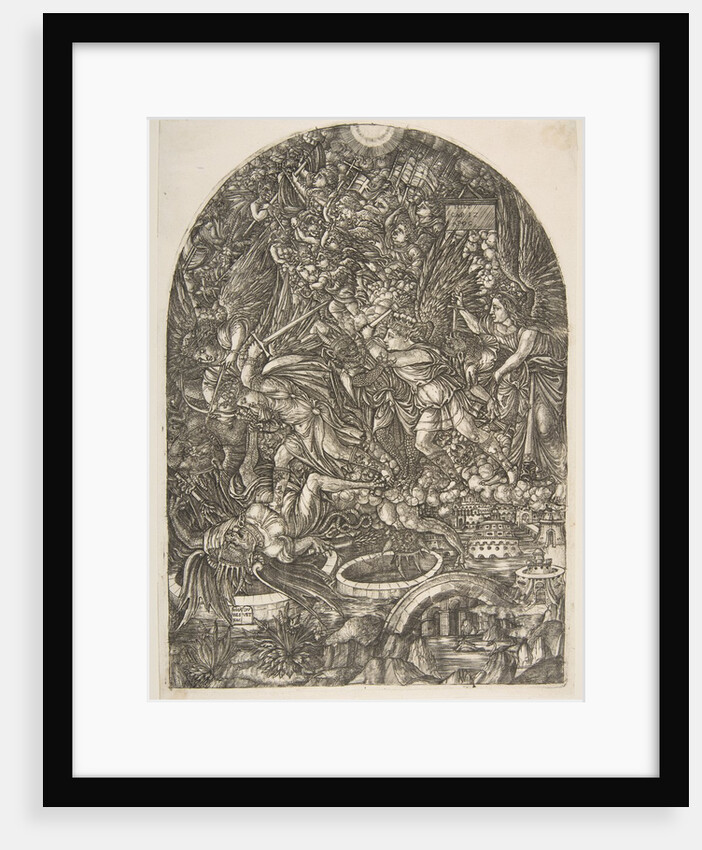 Saint Michael and the Dragon, from the Apocalypse by Jean Duvet