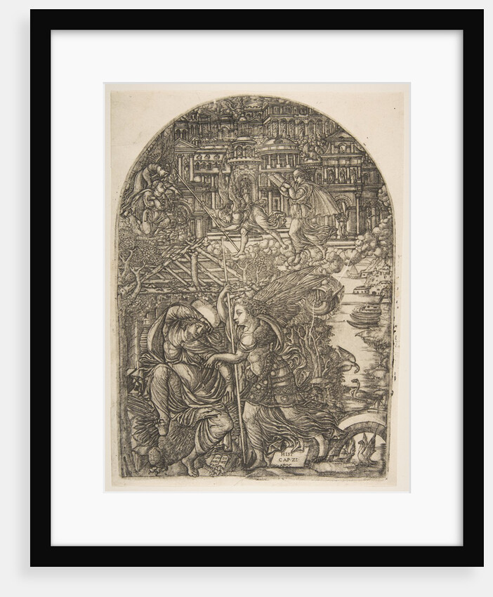 The Angel shows Saint John the New Jerusalem, from the Apocalypse by Jean Duvet