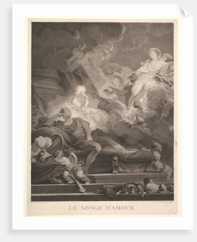 Le Songe d'Amour by Nicolas-Francois Regnault