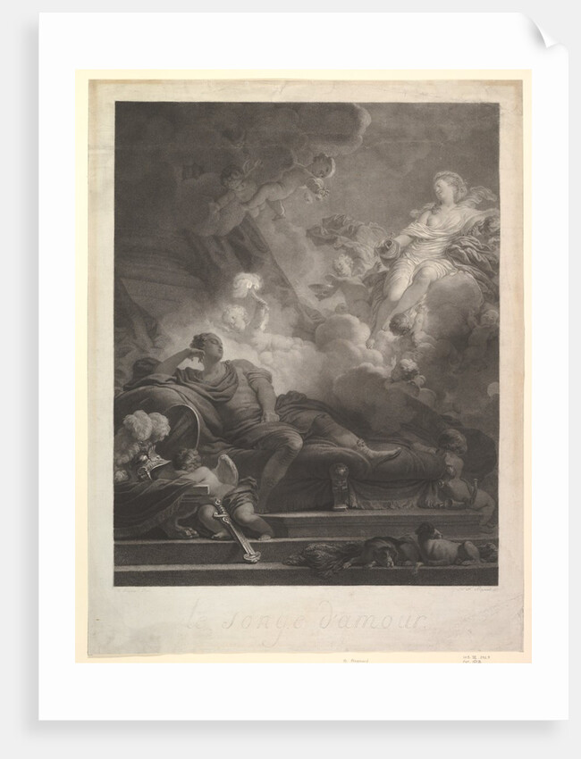 Le Songe d'Amour by Nicolas-Francois Regnault