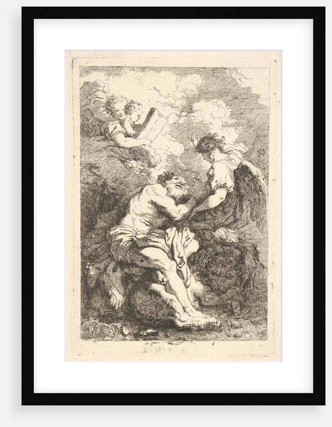 The Vision of Saint Jerome, ca. 1761-65 by Jean-Honore Fragonard