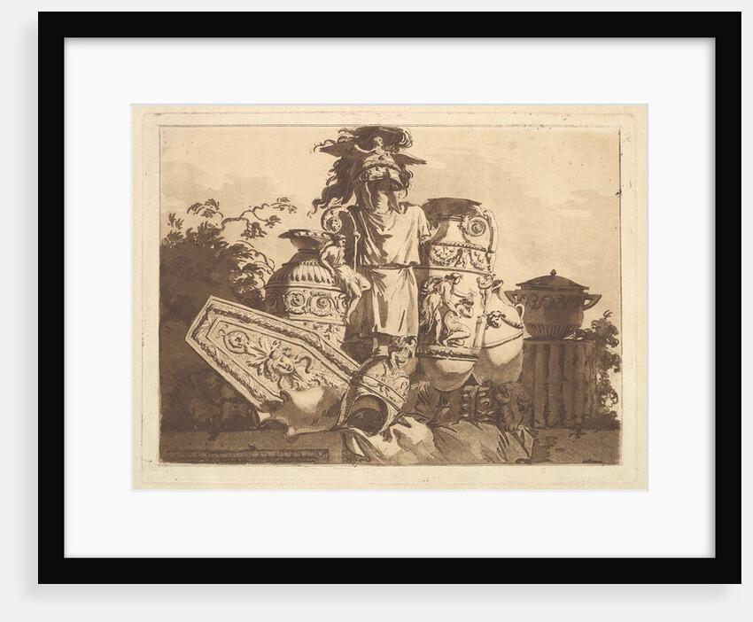 Composition with antiquities, from Recueil de Compositions par Lagrenée Le Jeun by Jean Jacques Lagrenee