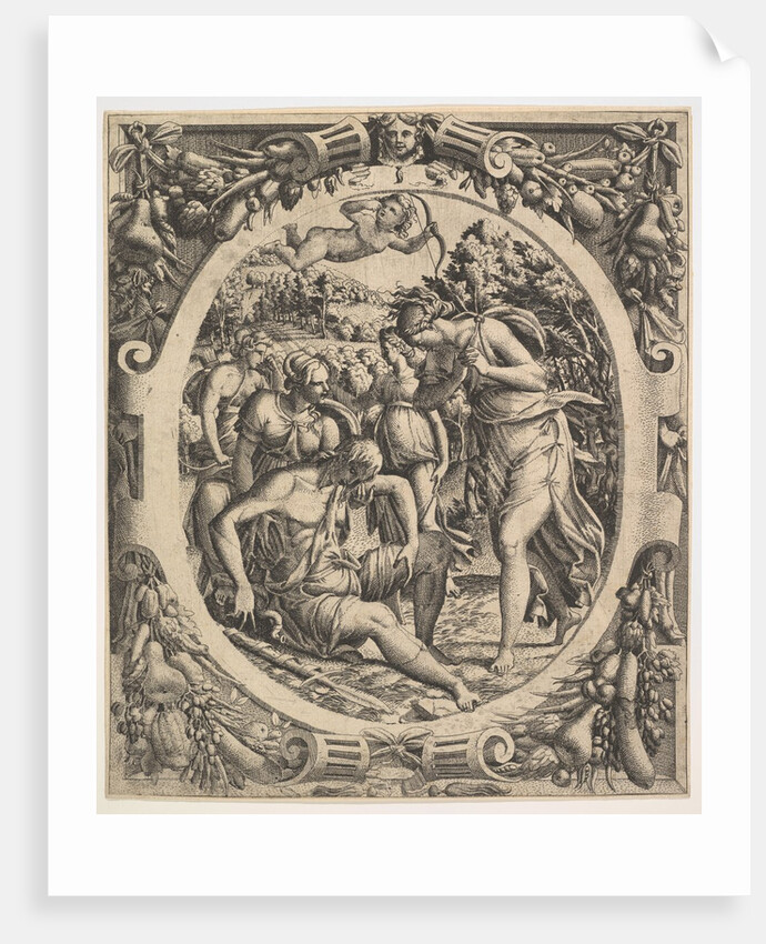 The Death of Adonis, 1544 by Jean Mignon