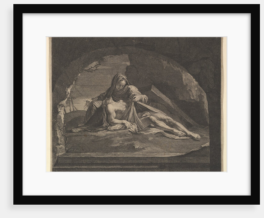 La Vierge au sepulcre by Jean Morin