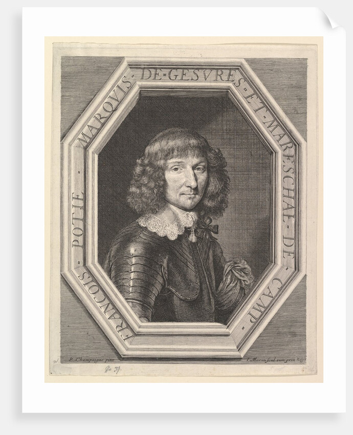 Francois Potier, marquis de Gesvres, marechal de camp by Jean Morin