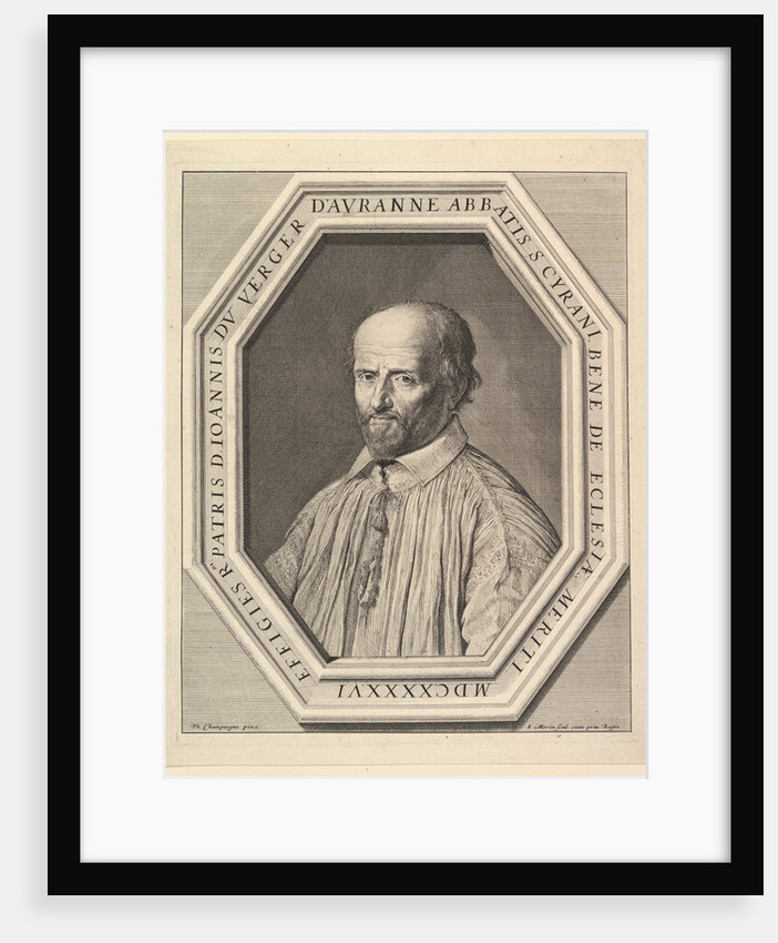 Jean Duvergier de Hauranne, abbe de Saint-Cyran by Jean Morin