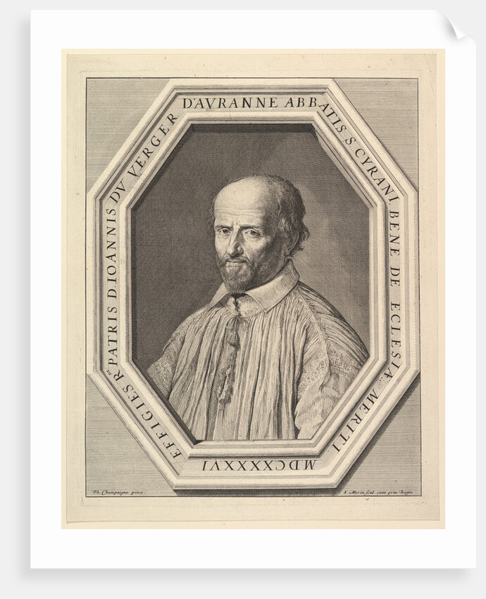 Jean Duvergier de Hauranne, abbe de Saint-Cyran by Jean Morin