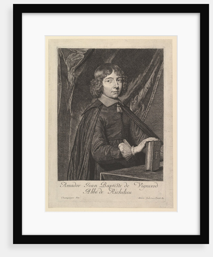 Amador Jean-Baptiste de Vignerod, abbe de Richelieu by Jean Morin