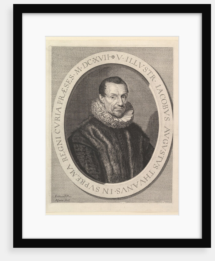 Jacques-Auguste de Thou, premier president au Parlement by Jean Morin