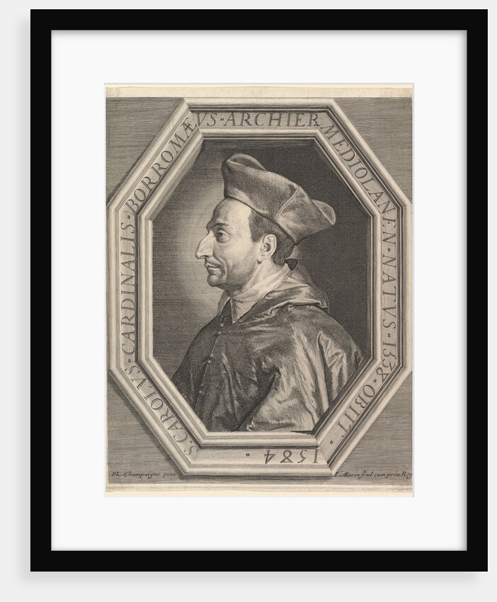 Saint Charles Borromee, cardinal et archeveque de Milan by Jean Morin