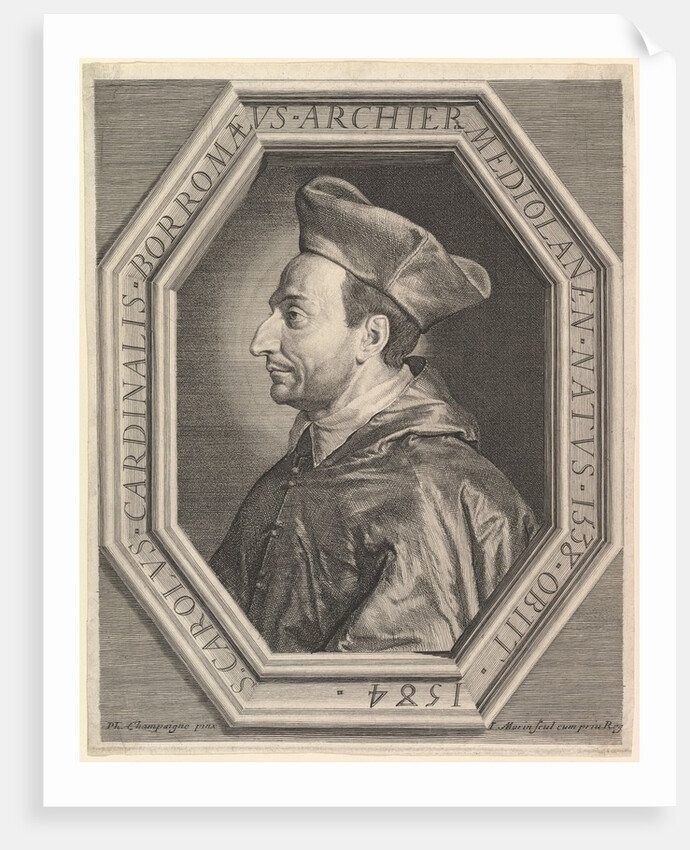 Saint Charles Borromee, cardinal et archeveque de Milan by Jean Morin