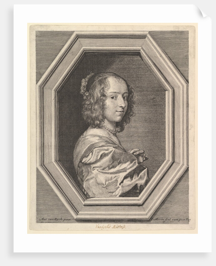 Marguerite Lemon, maitresse d'Antoine van Dyck by Jean Morin