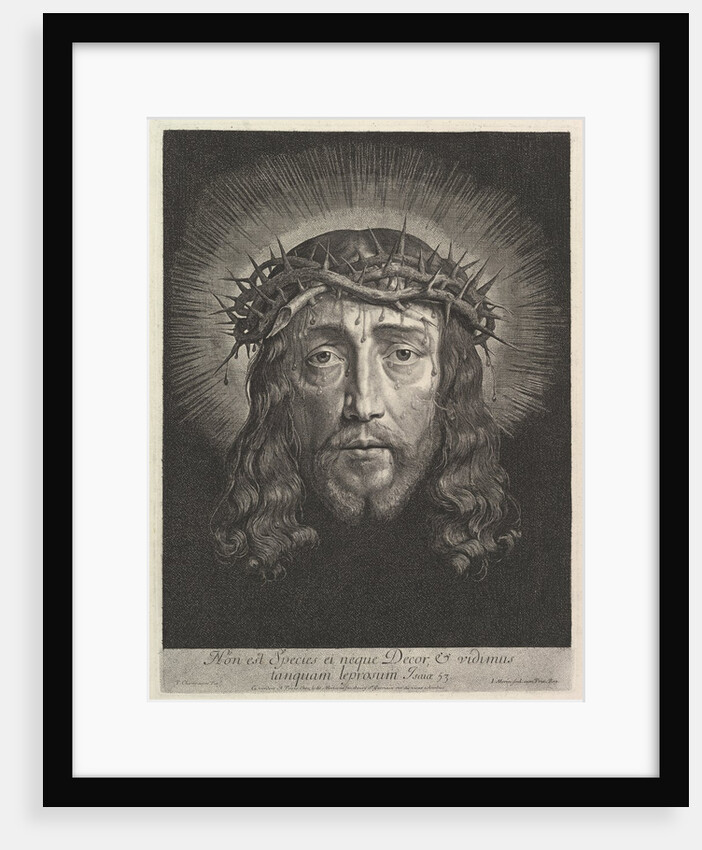 La sainte Face couronnee d'epines, by Jean Morin
