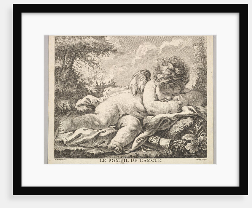 The Sleep of Cupid by Jean-Baptiste Michel