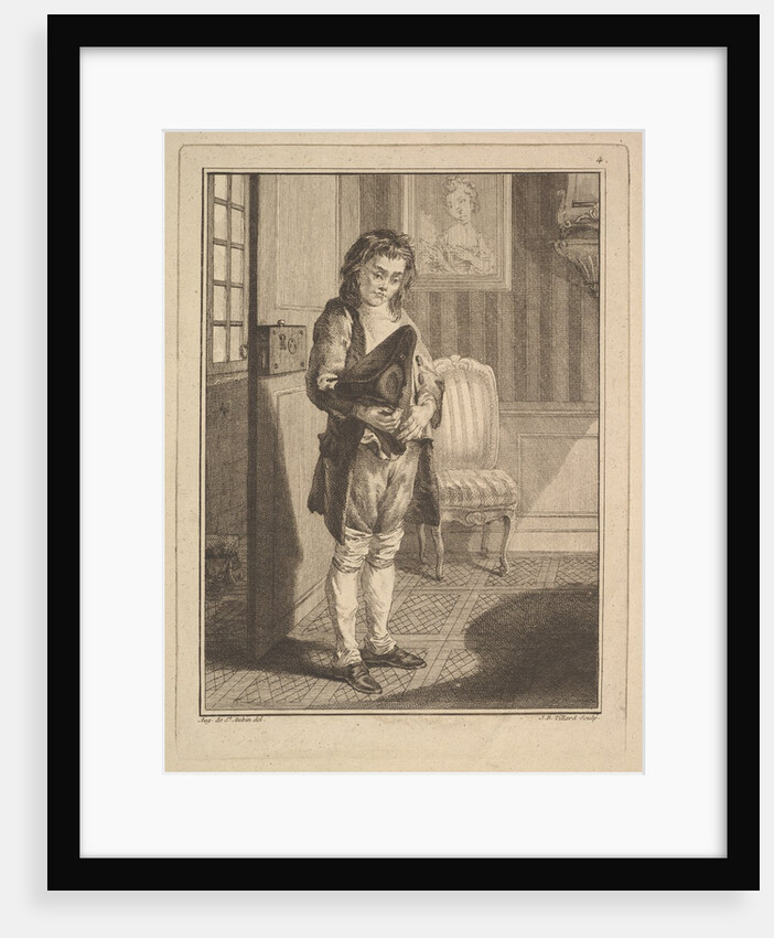 Décrotteur, from Mes gens, ou Les commissionnaires ultramontains au servi…, 1766-70 by Jean-Baptiste Tillard