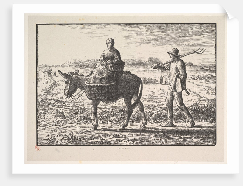 Morning, from the series, Four Times of the Day, 1830-75 by Jacques-Adrien Lavieille
