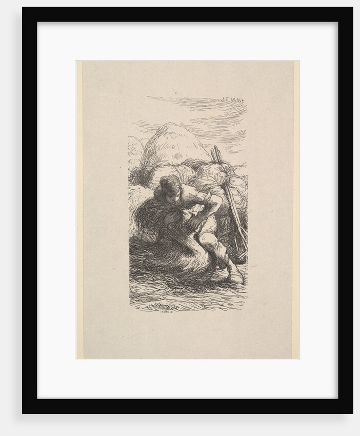The Sheaf Binder, 1853 by Jacques-Adrien Lavieille