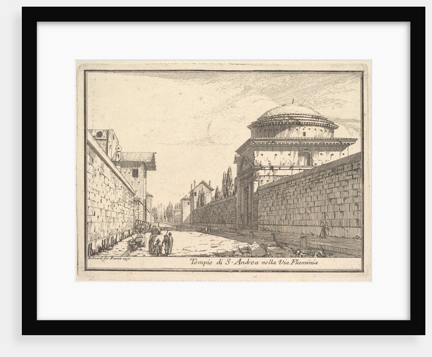 Tempio di Sant'Andrea, Via Flaminia, 1750 by Jérôme Charles Bellicard